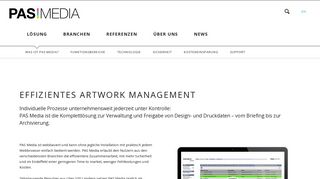 
                            2. PAS Media: Das effiziente Artwork Management System - PAS Media