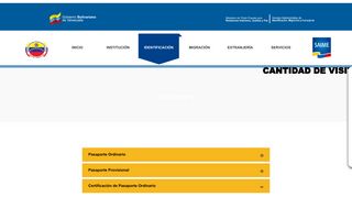 
                            2. Pasaporte - SAIME - Servicio Administrativo de Identificación ...