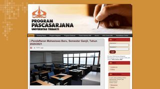 
                            2. Pascasarjana - Universitas Trisakti