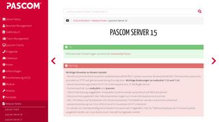 
                            11. pascom Server 15 :: Dokumentation