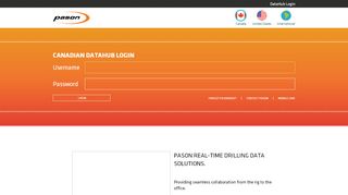 
                            1. Pason Systems Canadian DataHub - Login