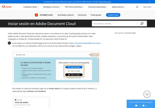 
                            8. Pasos a seguir para iniciar sesión en Adobe Document Cloud