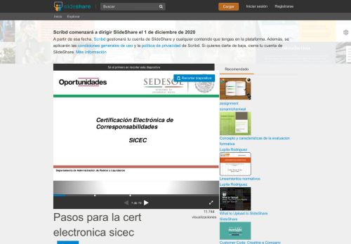 
                            9. Pasos para la cert electronica sicec - SlideShare