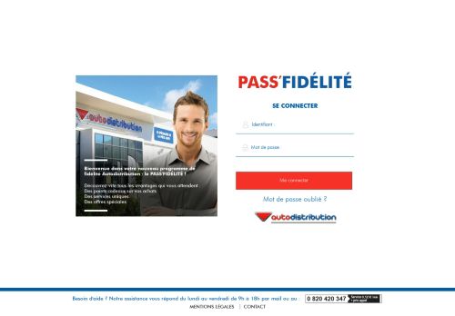 
                            1. Pass Fidélité: Connexion