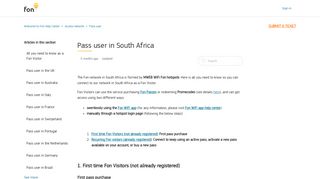 
                            7. Pass user in South Africa – Welcome to Fon Help Center