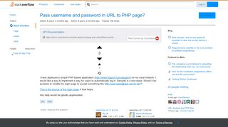 
                            5. Pass username and password in URL to PHP page? - Stack Overflow