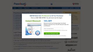 
                            2. Pass4sure FAQ - Login Failed & Solutions