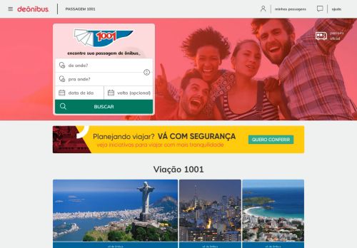 
                            4. Passagem 1001 | Passagem de Ônibus Viação 1001