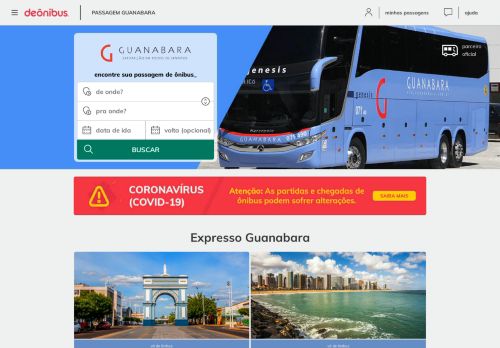 
                            5. Passagem Guanabara | Passagem de Ônibus Expresso Guanabara