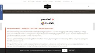 
                            13. Passbolt on CentOS 7 with NGINX / PHP7-FPM / MariaDB from scratch ...