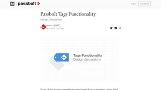 
                            10. Passbolt Tags Functionality – passbolt – Medium