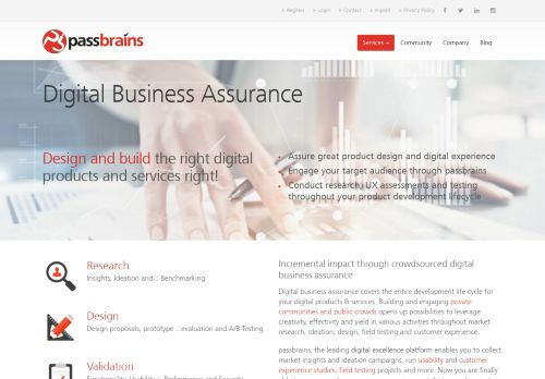 
                            12. passbrains : Digital Business Assurance