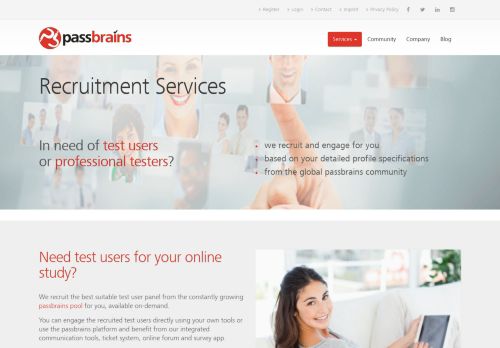 
                            6. passbrains : Recruitment Services