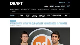 
                            10. Passei Direto, a startup que quer ser o Linkedin dos estudantes ...