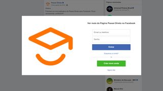 
                            8. Passei Direto - Galera, Fizemos um novo aplicativo do... | Facebook