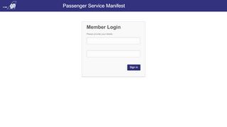 
                            10. Passenger Service Manifest