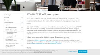 
                            5. Passersystem med ASSA ABLOYs RX WEB för små till mellanstora ...
