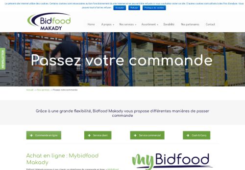 
                            6. Passez votre commande- Mybidfood - Makady Bidfood