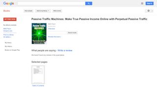 
                            9. Passive Traffic Machines: Make True Passive Income ...