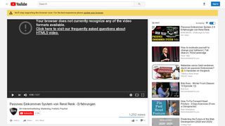 
                            7. Passives Einkommen System von René Renk - Erfahrungen - YouTube