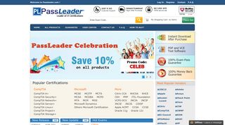 
                            6. PassLeader | IT Exam Dumps with PDF and VCE, 100% Pass ...