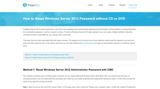 
                            12. PassMoz: How to Reset Windows Server 2012 Password without ...