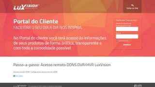 
                            3. Passo-a-passo: Acesso remoto DDNS DVR/HVR LuxVision ...