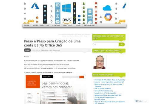 
                            8. Passo a Passo para Criação de uma conta E3 No Office 365 | Tudo ...