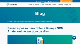 
                            13. Passo a passo para obter a licença SCM online em poucos dias - Cianet