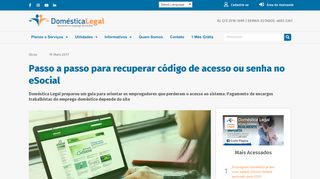 
                            10. Passo a passo para recuperar código de acesso ou senha no eSocial ...