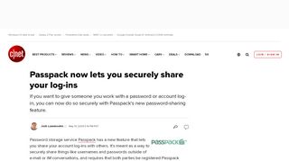 
                            12. Passpack now lets you securely share your log-ins - CNET