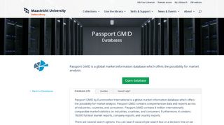 
                            10. Passport GMID - Online Library | Maastricht University