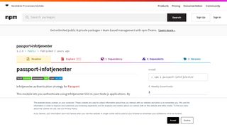 
                            10. passport-infotjenester - npm