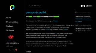 
                            8. passport-oauth2 - Passport.js