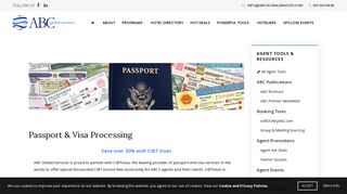 
                            7. Passport & Visa Processing - ABC Global Services