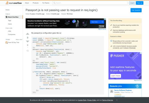 
                            5. Passport.js is not passing user to request in req.login() - Stack ...