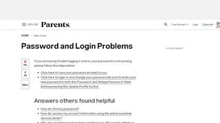 
                            10. Password and Login Problems - Parents Magazine