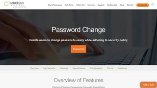 
                            12. Password Change Web Part - Bamboo Solutions