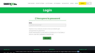 
                            6. Password dimenticata - Share'ngo