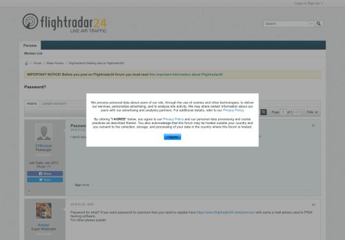 
                            4. Password? - Flightradar24 Forum