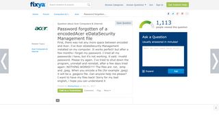 
                            8. Password forgotten of a encodedAcer eDataSecurity Management - Fixya