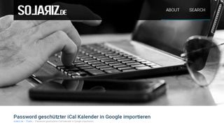 
                            12. Password geschützter iCal Kalender in Google importieren - solariz ...