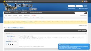 
                            10. Password HDMU image Triplex - Nachtfalke Reloaded
