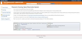 
                            4. Password, Housing, Space Reservation System - University of Illinois ...