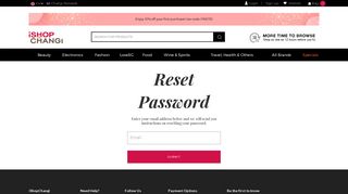 
                            4. Password? - iShopChangi