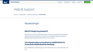 
                            6. Password login - Business Help and support - BNZ