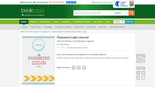 
                            3. Password Login Journal, Internet Address and Password ... - Booktopia