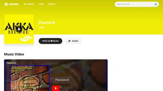
                            3. Password - Login | Shazam