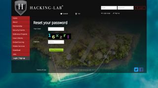 
                            2. Password Lost : Hacking-Lab.com