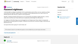 
                            3. Password nightmare - Microsoft Community